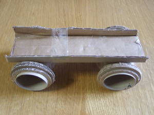 Car with a large axle