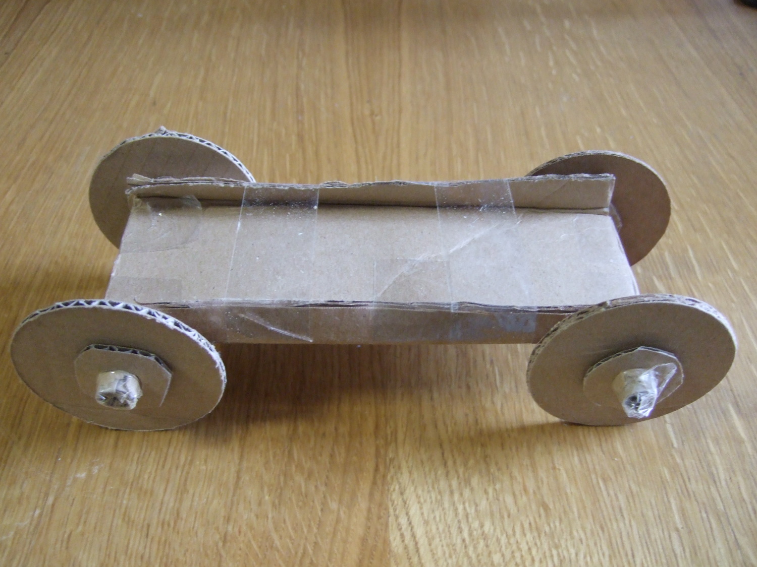 Car with small axle